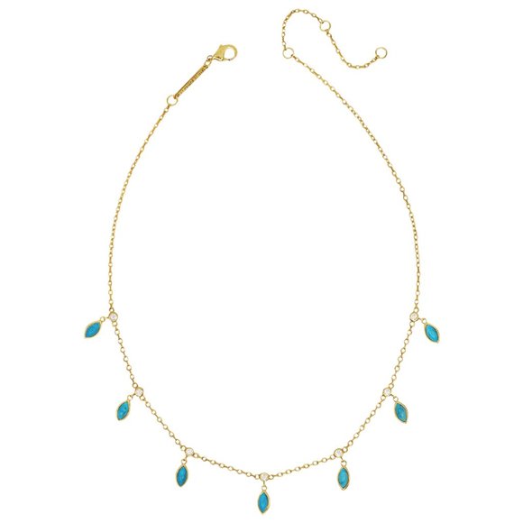 Ambyr Childrs Jewelry - Ambyr Childrs Turquoise Eclipse Shaker Necklace